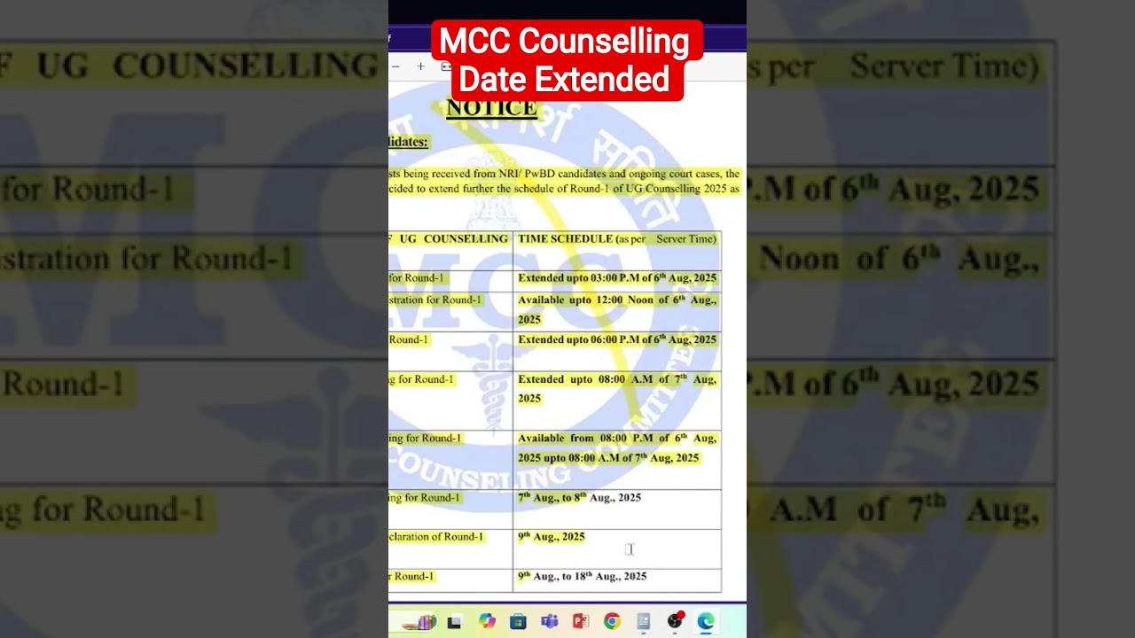 MCC Counselling NEET UG 2025 Explained | MCC Counselling Extended | MCC Counselling Explained