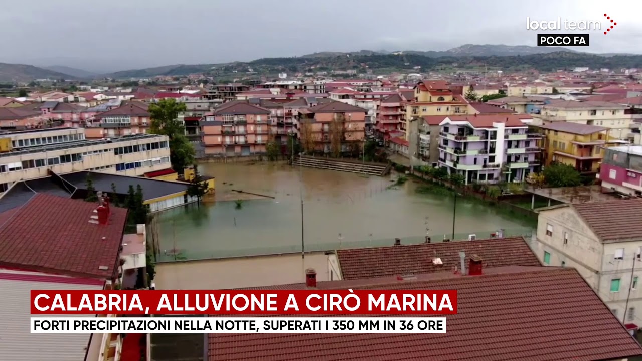 LIVE Calabria, alluvione a Cirò Marina (Crotone)