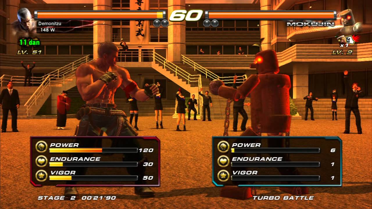 TEKKEN Revolution - Mokujin Rush Turbo Battle