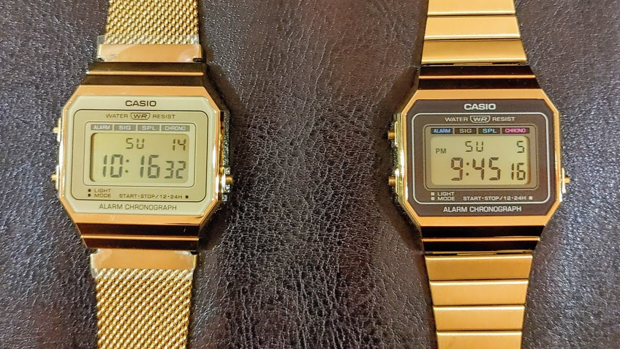 CASIO Vintage A700WMG-9ADF(D171. & CASIO Vintage D198 Unboxing in INDIA🇮🇳.Slim vintage watches.