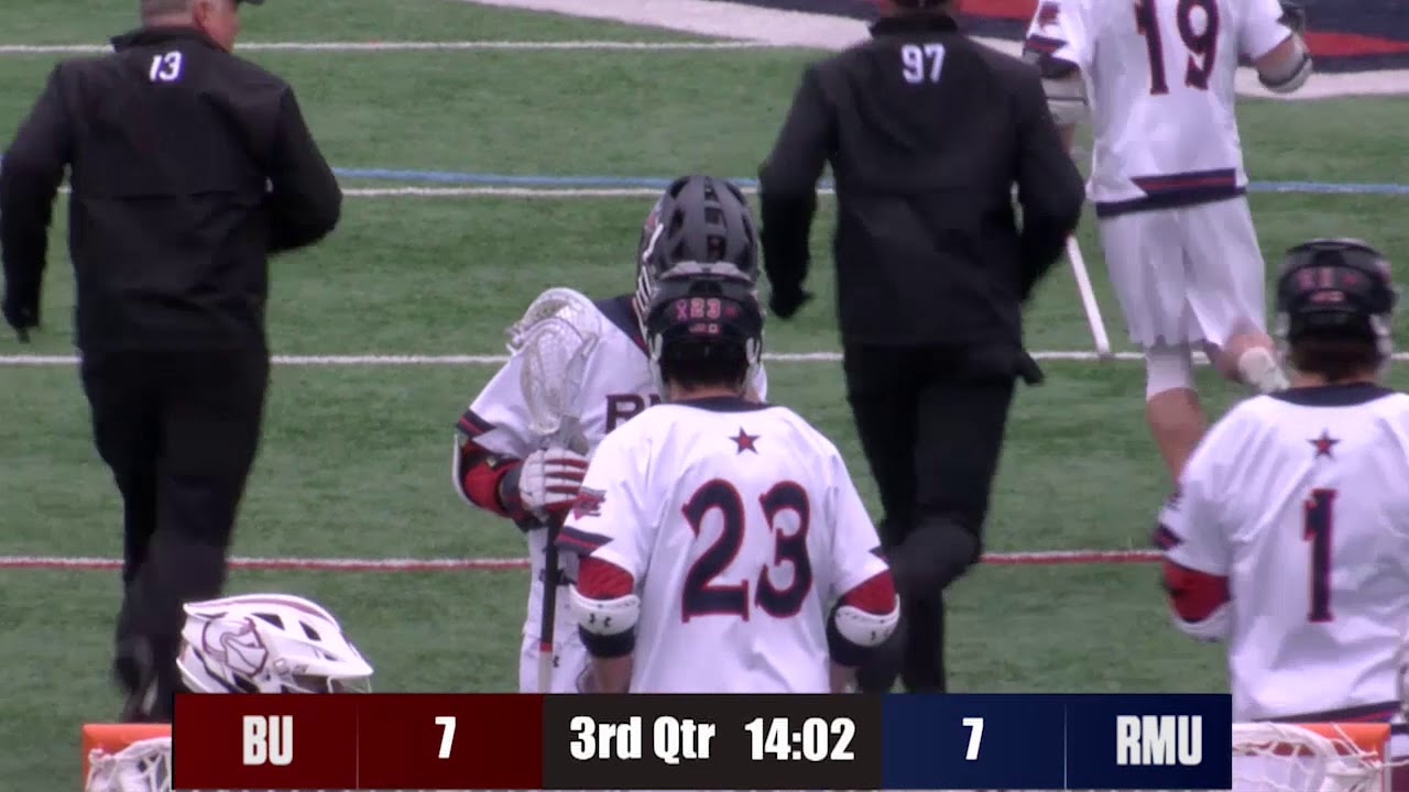 RMU vs Bellarmine - MLAX Highlights