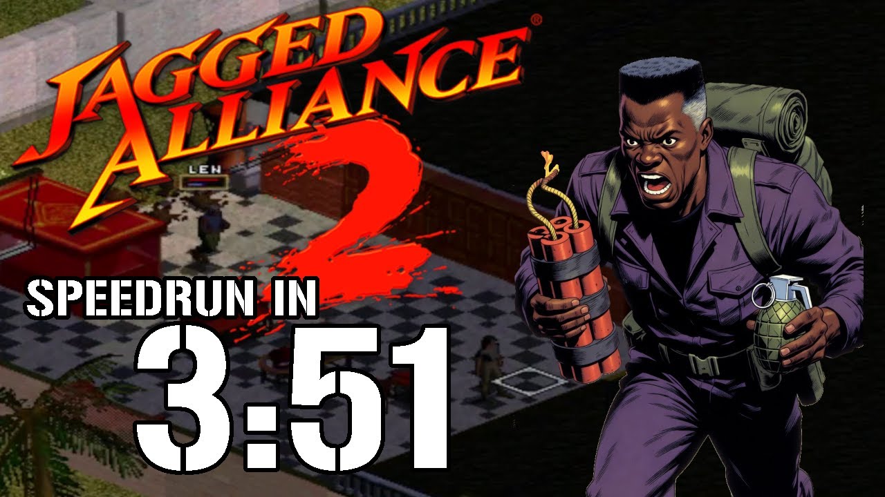 Jagged Alliance 2 Any% Speedrun in 3:51!! (WR as of 1/12/2026)
