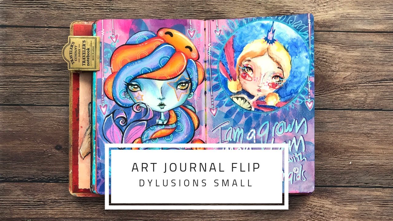 Art Journal Flip - DYLUSIONS SMALL