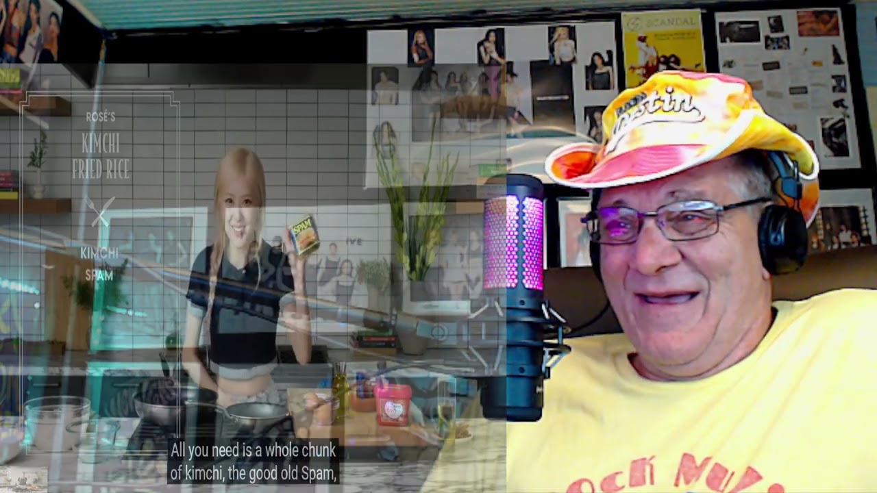 Rosé Cooks Kimchi Fried Rice Dinner \ BLACKPINK Reaction!!