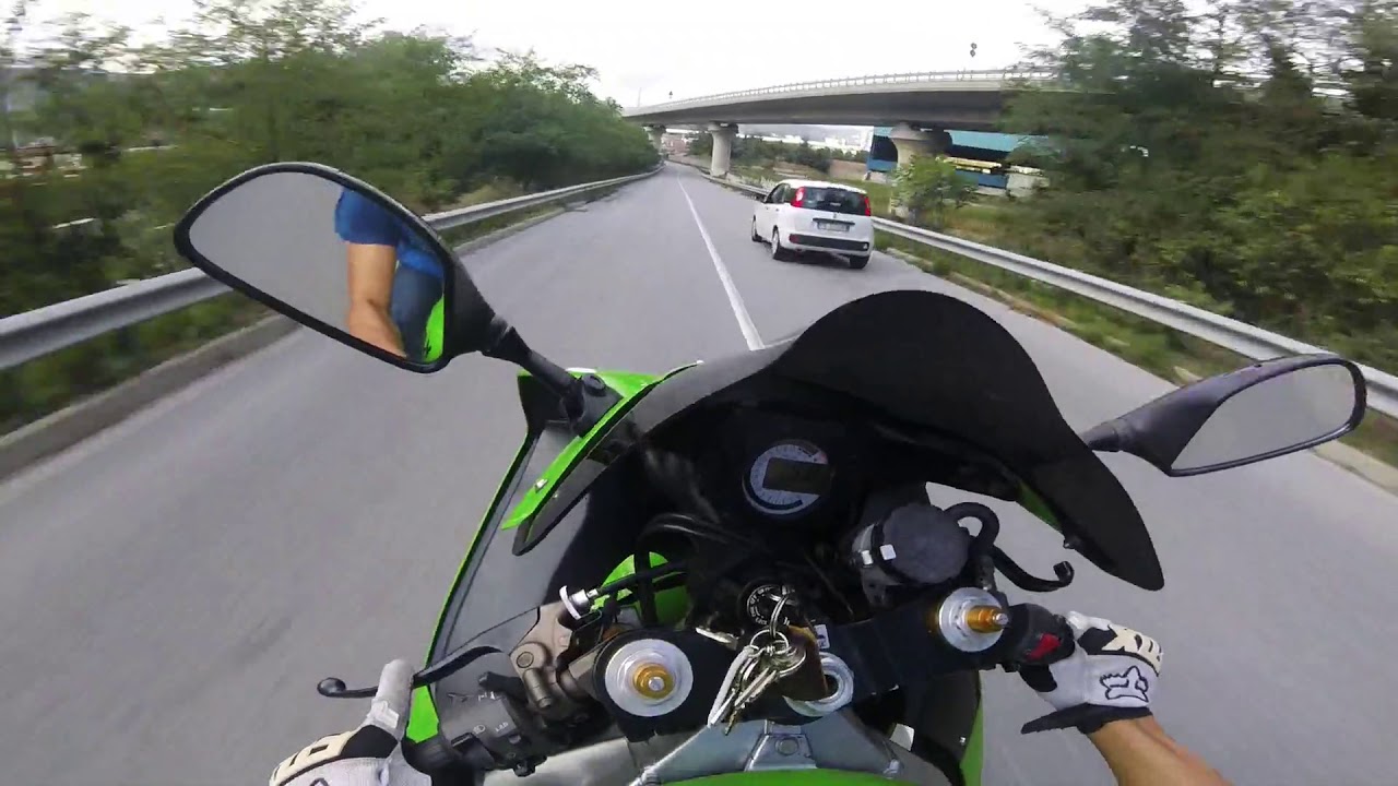 KAWASAKI NINJA 636 NO EXHAUST TEST [SOUND ON 100%] 🔥💚