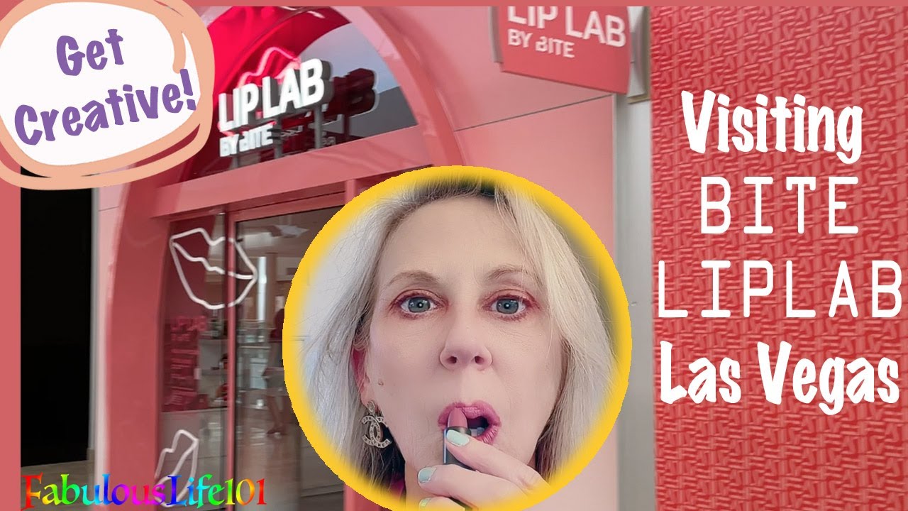 Visiting BITE LIP LAB Las Vegas - Get Creative!  I'm Designing My Own Lipstick!