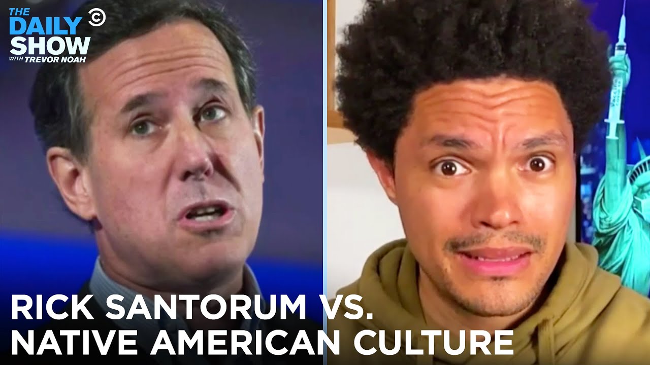 Rick Santorum Goes Off on Native American Culture | The Daily Show