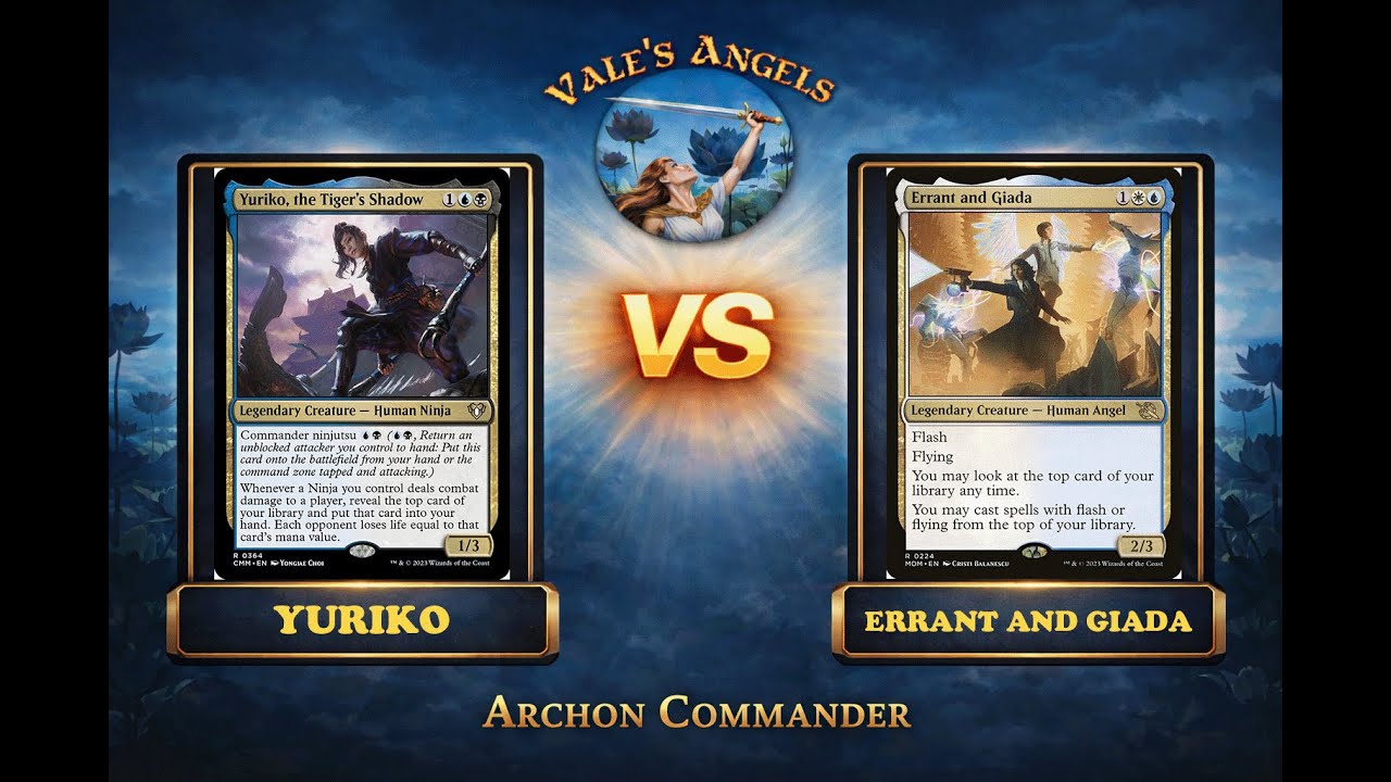 Archon Commander - Errant and Giada vs. Yuriko, the Tiger's Shadow