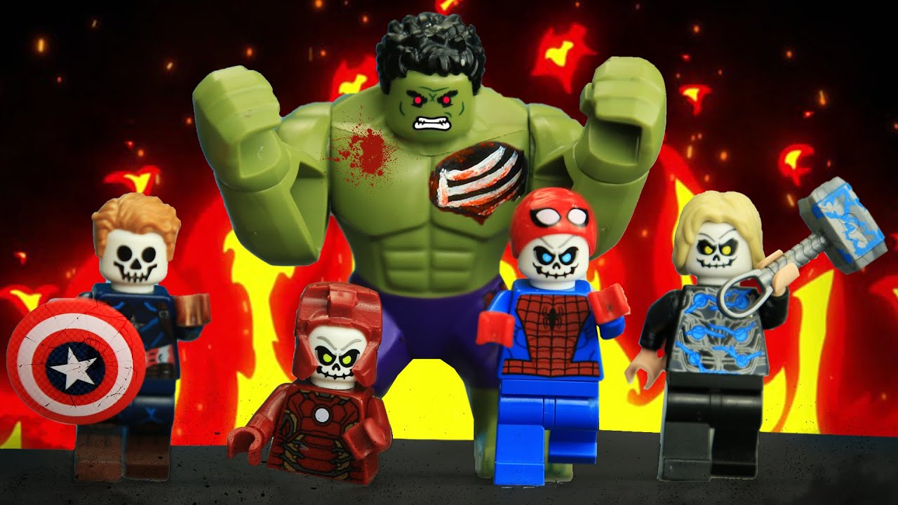 Spider-man Flees From The Zombie Invasion | Lego Stop Motion