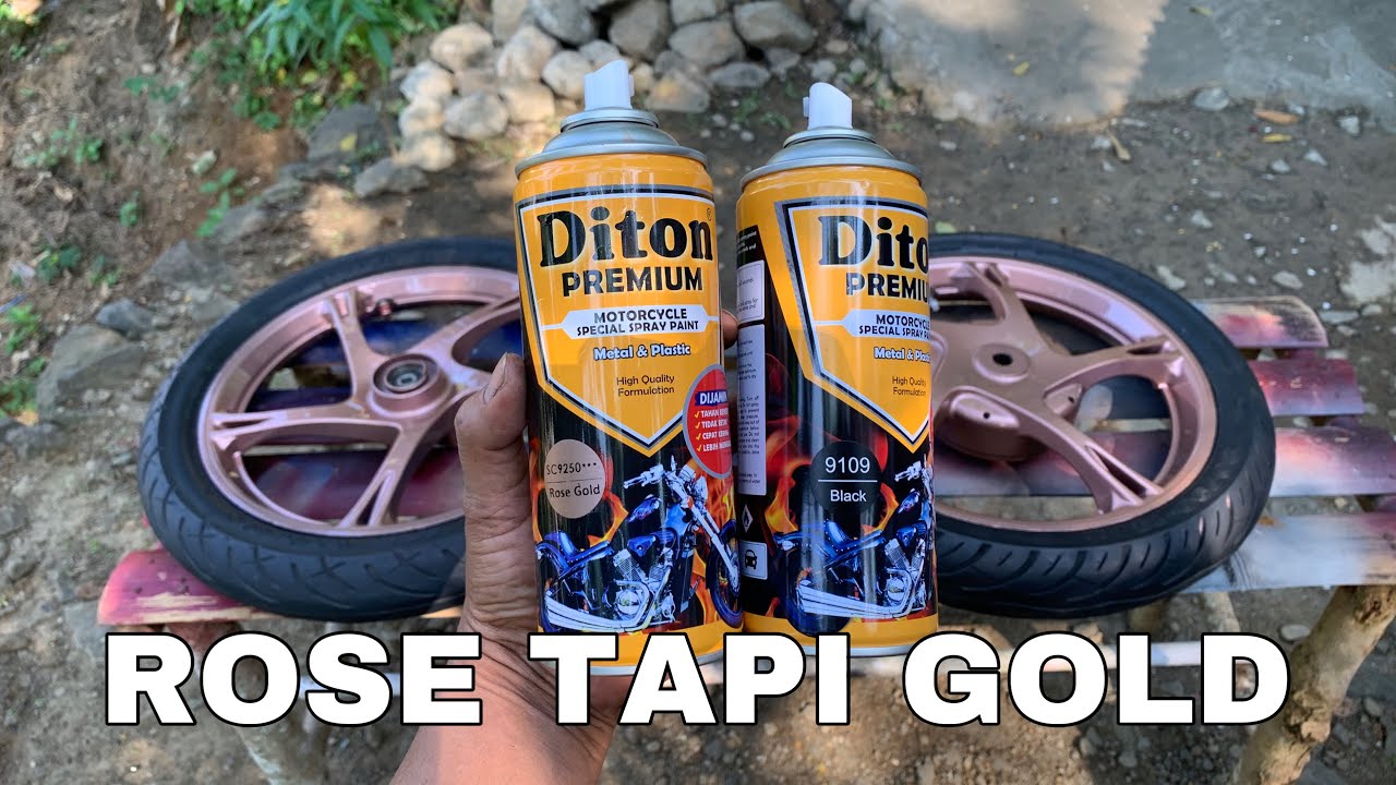 ANTI MRUNTUS BAJED MURAH !! BISA CAT SENDIRI..CAT VELG ROSE GOLD DITON PREMIUM GLOSS