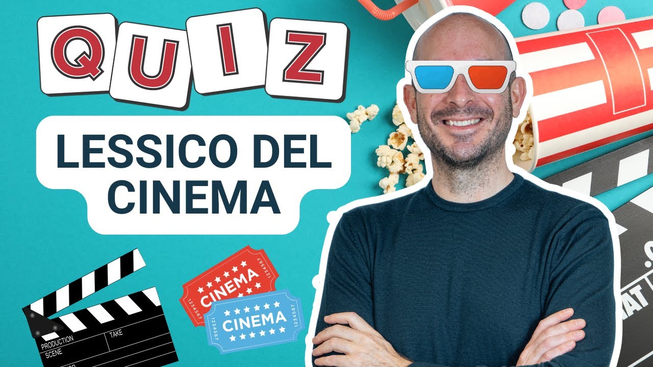 Un TEST DI LESSICO in italiano - Al cinema | Impara l'italiano con Francesco