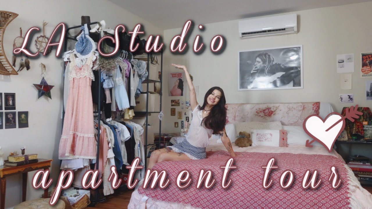 my LA studio apartment tour (& altar tour!)
