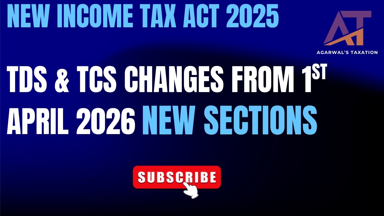 TDS TCS new compliance from 1st April 2026 | Tax slab explained