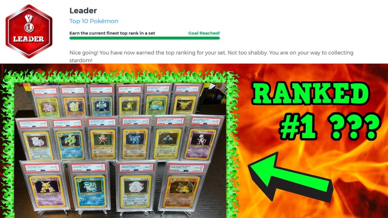 Complete Pokemon Base Set PSA 10 Holos- FLAWLESS VICTORY!