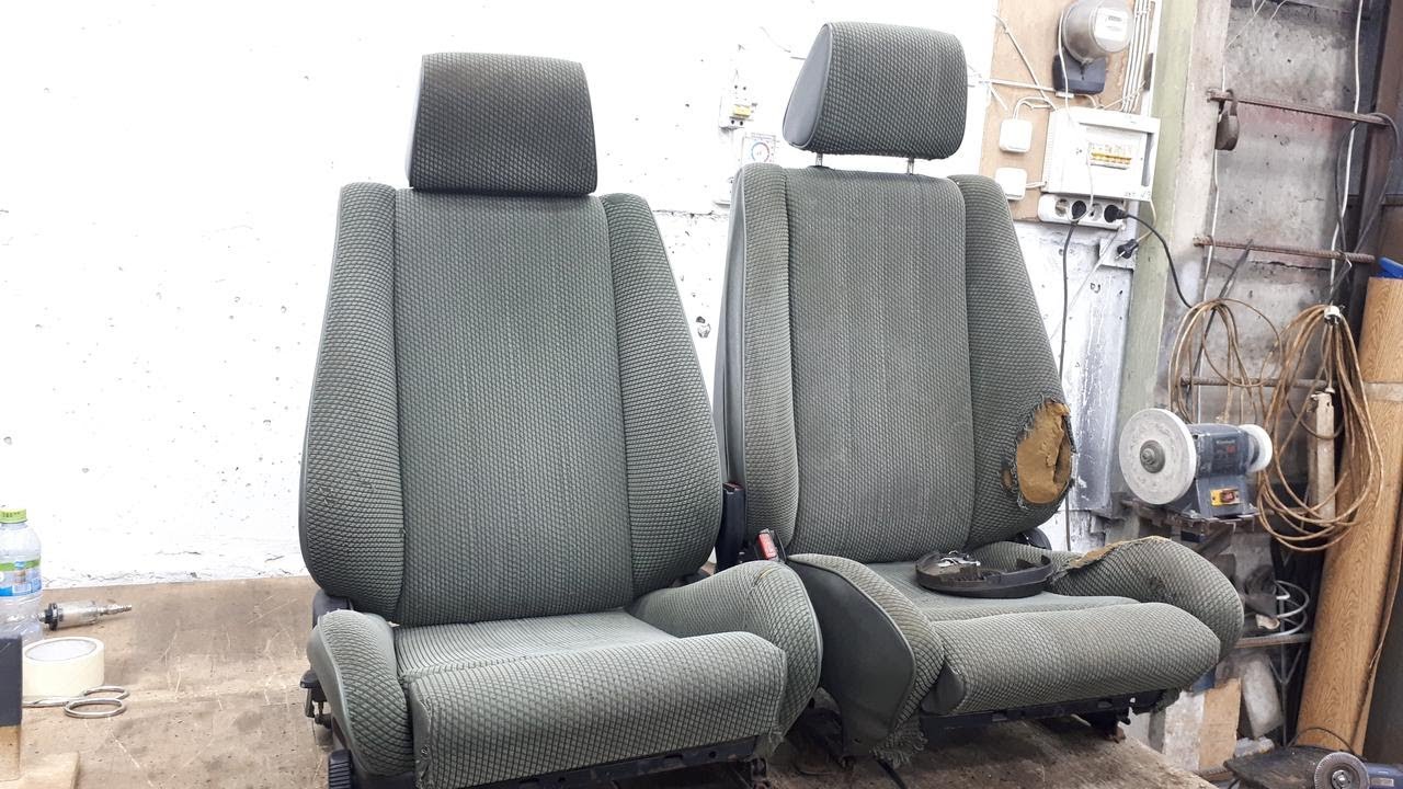 BMW E30 SPORT 1986. ФИНАЛ. Ремонт передних сидений. Front seat repair. THE FINAL
