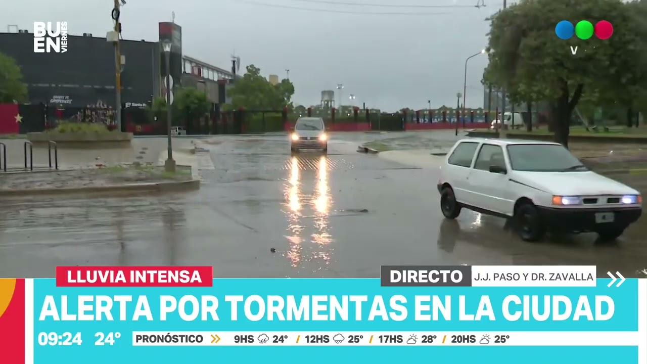 Alerta por tormentas fuertes en la ciudad de Santa Fe