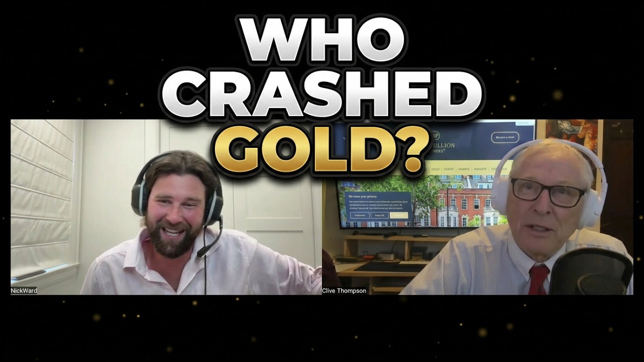 Who crashed Gold?  Should we wait for future dips? Discussion with Nicholas Ward.