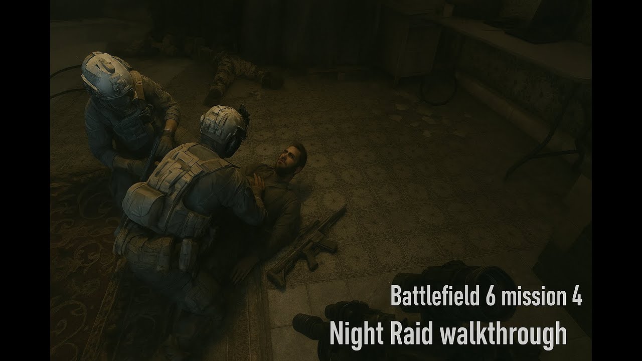 Battlefield 6 Mission #4  Night Raid Walkthrough