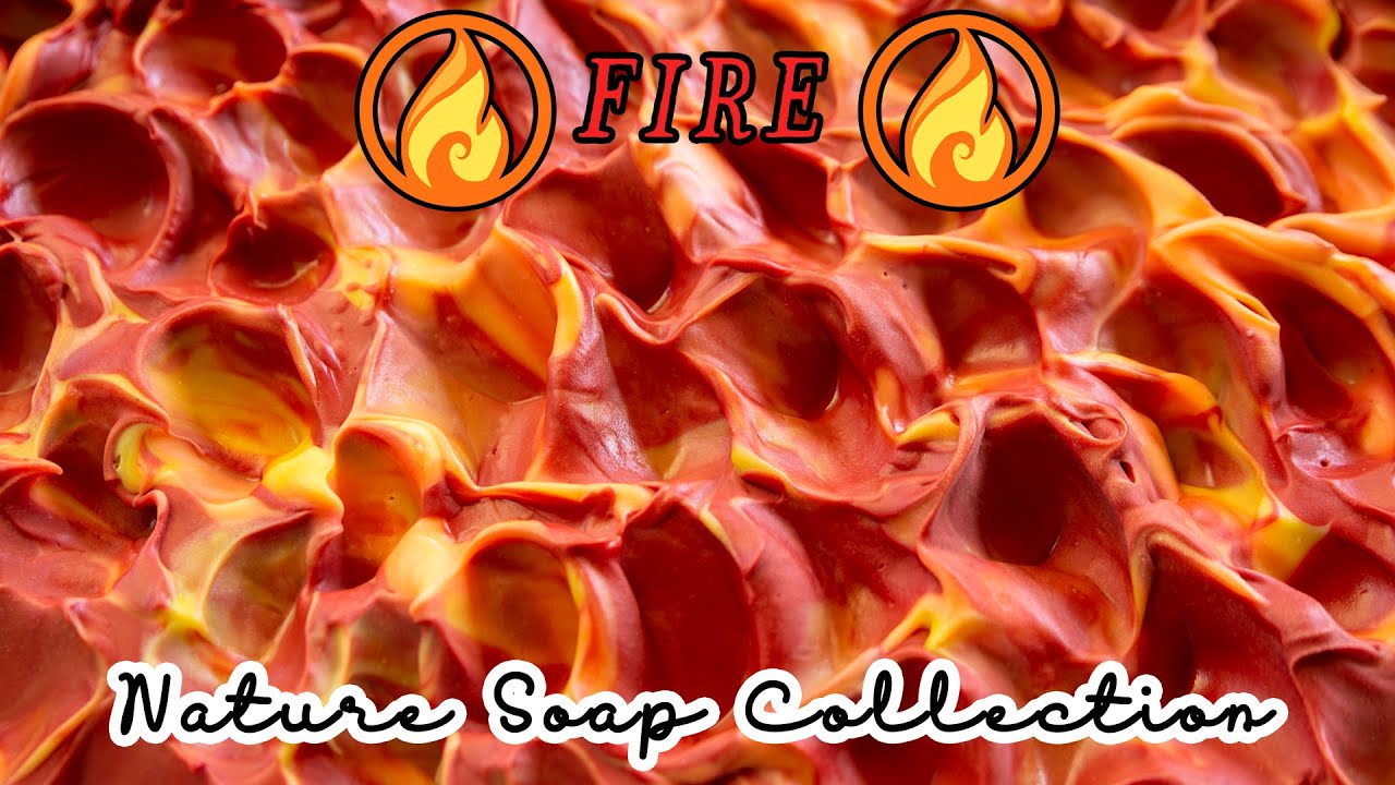 I Made a Fire Element Nature Cold Process Soap......and it failed | Royalty Soaps
