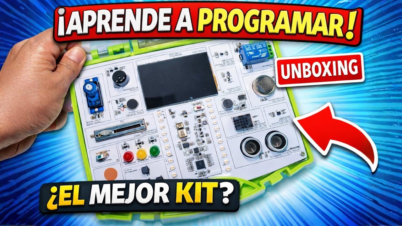 Unboxing del Maletín Elecrow para Raspberry Pi Pico 2 | Todo lo que incluye
