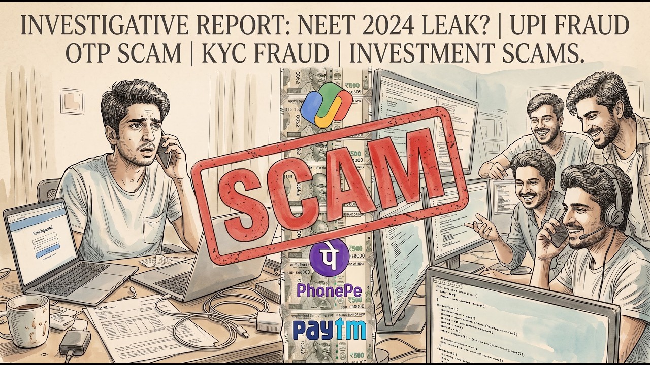 Top 5 Scam in India Explained in 6 Minutes.(UPI & OTP Alert) #scam #neet #upi