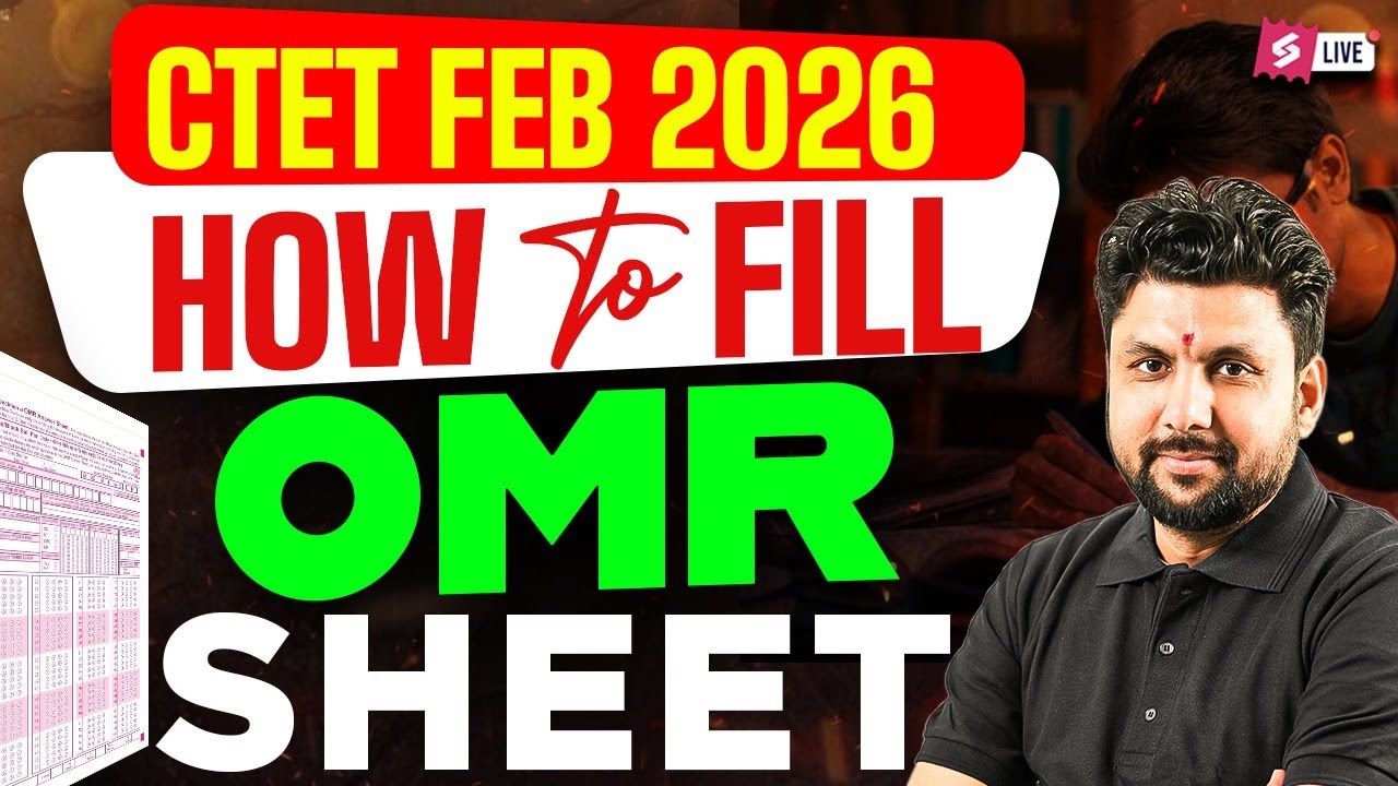 CTET OMR SHEET KAISE BHARE? | CTET OMR SHEET 2026 | CTET Feb 2026🔥 | Solanki sir