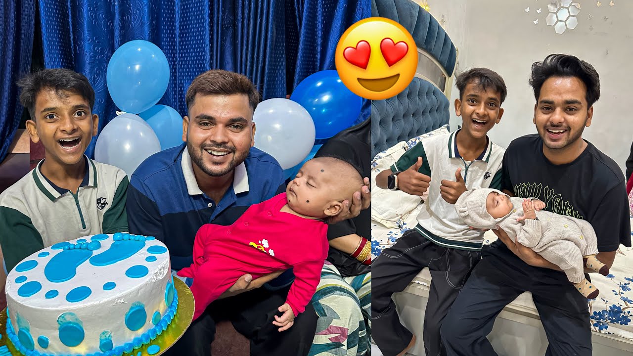 Finally Chachu Ka Baby Ali Ghar Aagaya 😍 Welcome Party 🎉