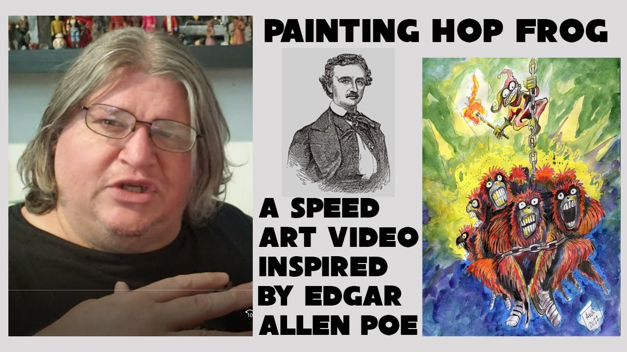 Painting Hop Frog: A Speed Art Video with Artists Commentary