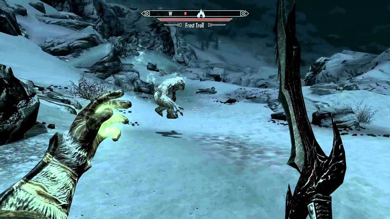 Skyrim: Trolling Frost Troll