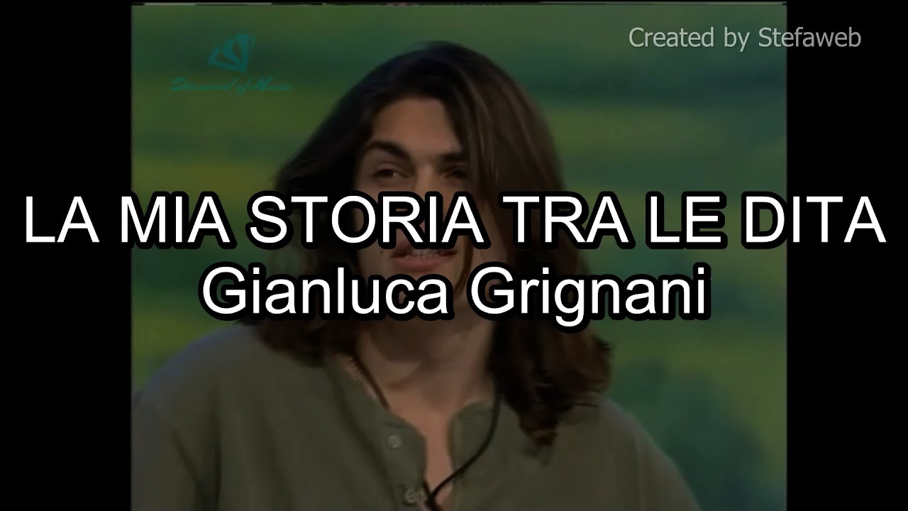 Gianluca Grignani   La mia storia tra le dita (Karaoke Originale)