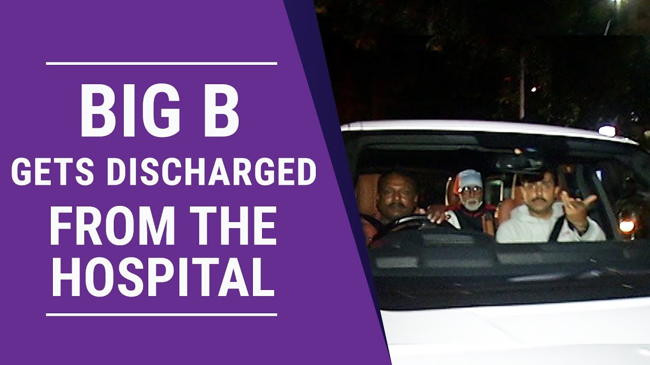 Amitabh Bachchan gets discharged from the hospital