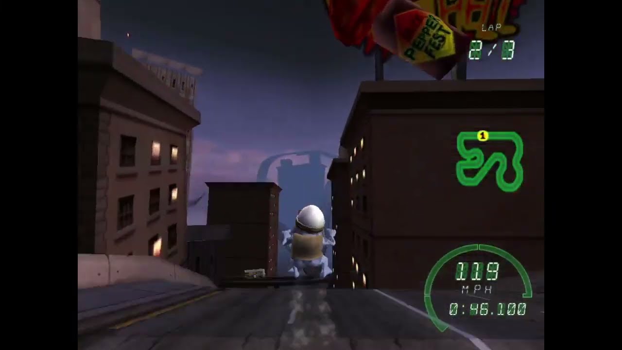 Crazy Frog Racer - East Park Beach: 1:46.800 [Old WR].