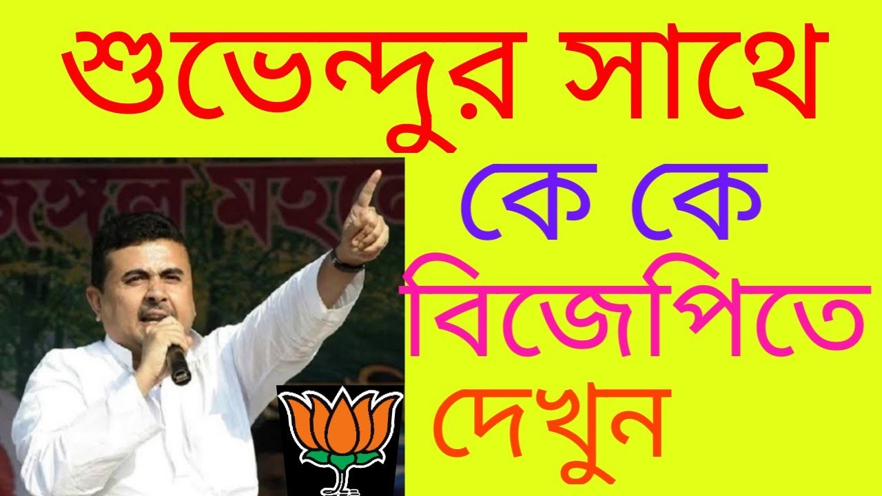 suvendu adhikari সাথে বিজেপিতে কারা?||wb opinion poll 2021||political parties analytics||SD BANGLA||