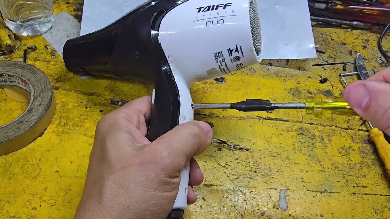 secador parou de funcionar... como fazer manutenção completa secador taiff unique duo