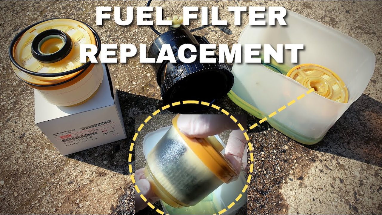 Isuzu 4JJ1-TCX Fuel Filter Replacement (D-Max & MU-X)