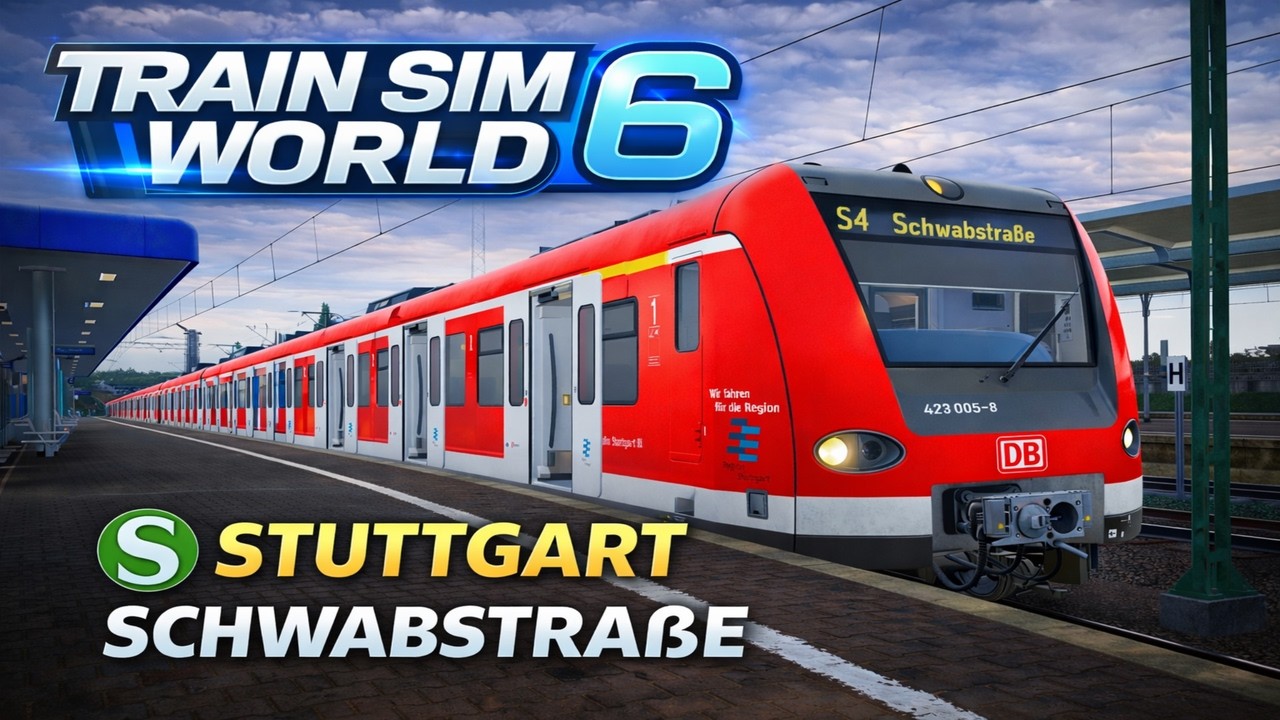 Mit der S-Bahn nach Stuttgart Hbf Tief! | Train Sim World 6 | S4 (BR423) | Stuttgart-Heilbronn #27