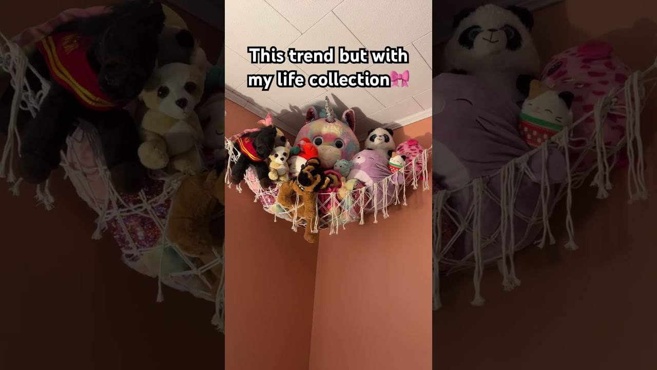 My stuffed animal collection #ducktrend #song #stuffedanimals #meme #cute #roomtour #gimmebackmykids