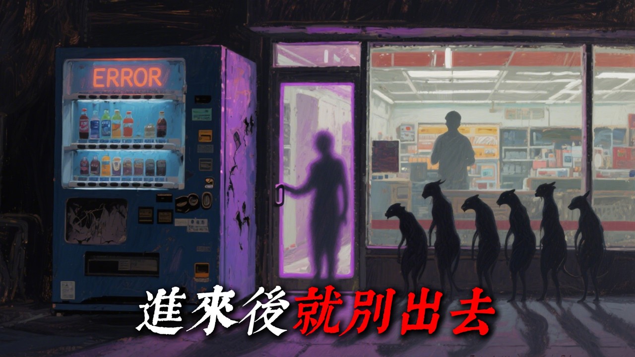 我被困在了一家便利商店裡，店員要我遵守一些奇怪的規則💡燈下怪談💡