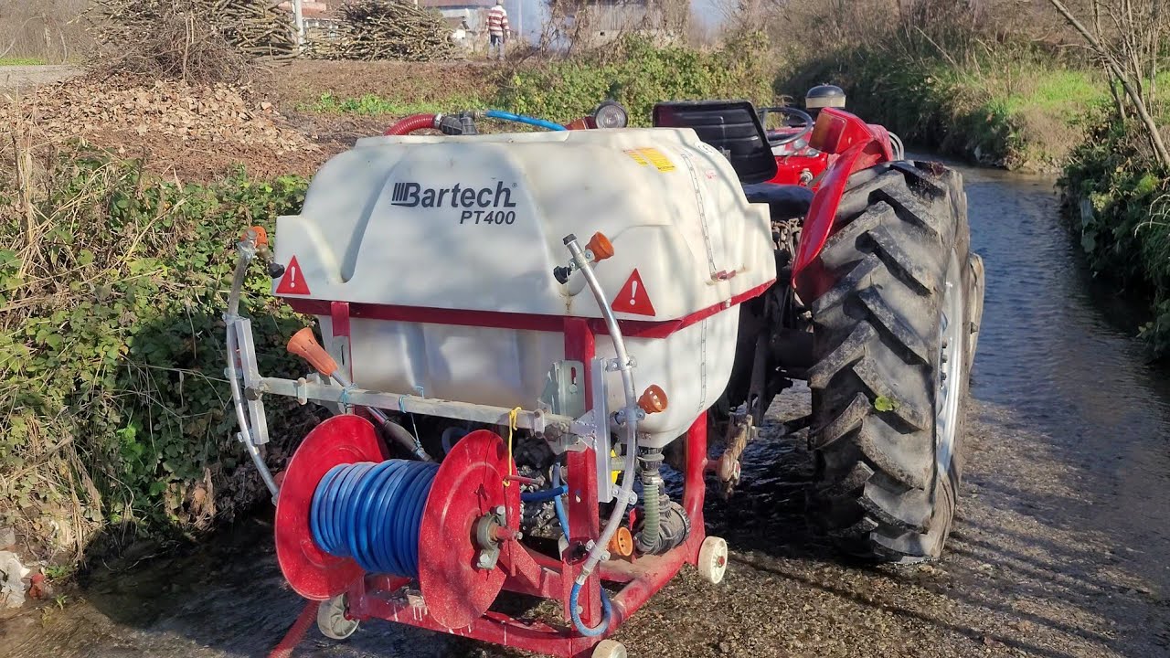 DEREDEN SU NASIL DOLDURULUR - BARTEC PT 400 PULVERİZATÖR SU DOLDURMA - TRAKTÖR ARKASI PULVERİZATÖR