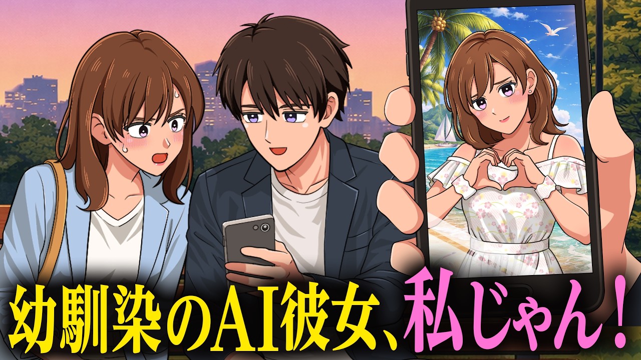 幼なじみの彼女、AIの&rdquo;わたし&rdquo;だった【アニメ】【コント】