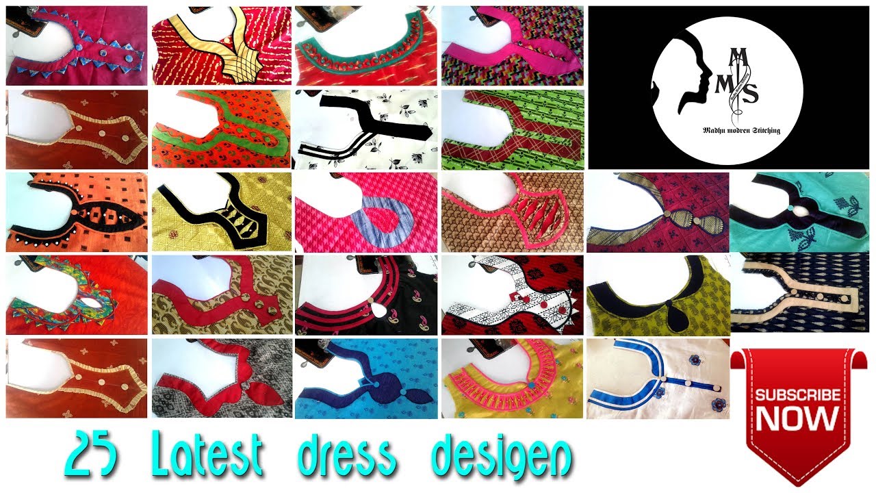 Beautiful Neck Designs With Buttons For Kurti & Kameez