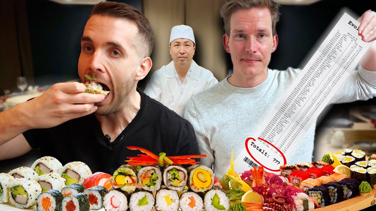 Hur hög nota kan vi få på en sushirestaurang?