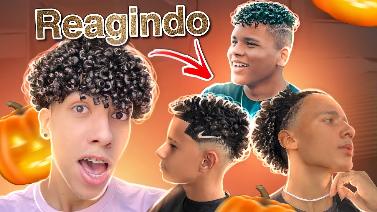 REAGINDO AO CABELO DOS INSCRITOS #11 especial de halloween 🎃 com minha Crush
