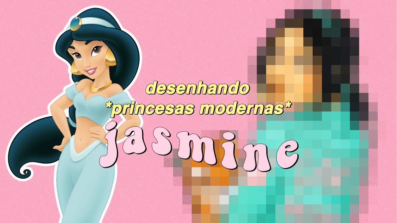 Desenhando princesas modernas: JASMINE
