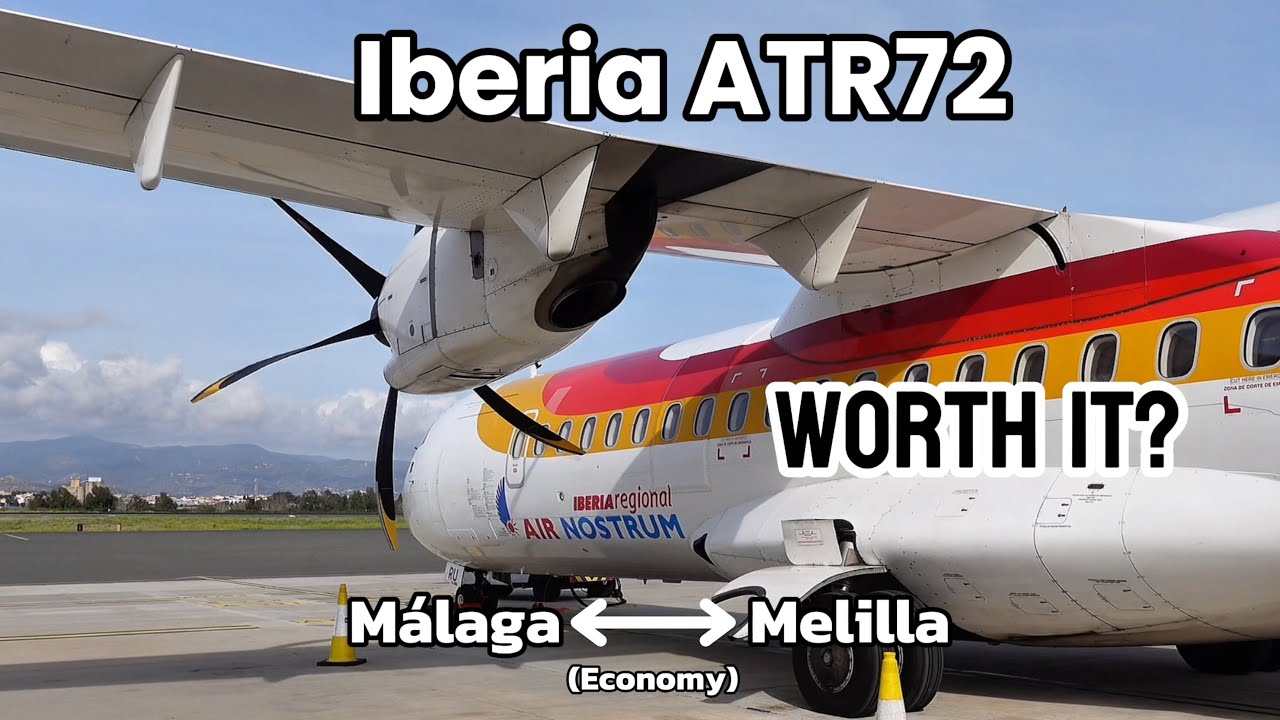 Iberia (Air Nostrum) ATR72 Flight Review | AGP - MLN | Economy