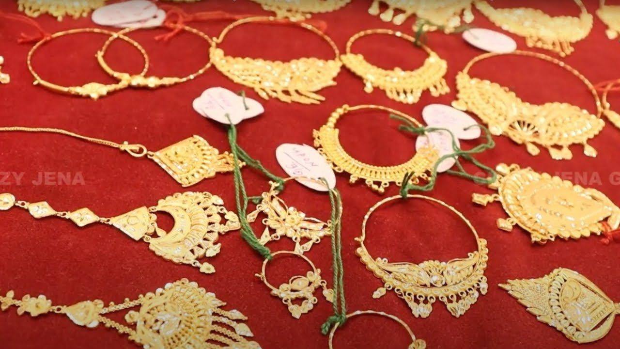 From 1GM Gold NATH And MAANG TIKA Designs |Lightweight Gold Bridal Maang Tika & Nose Ring With Price