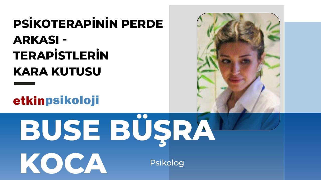 Psikoterapinin Perde  Arkası -  Terapistlerin  Kara Kutusu