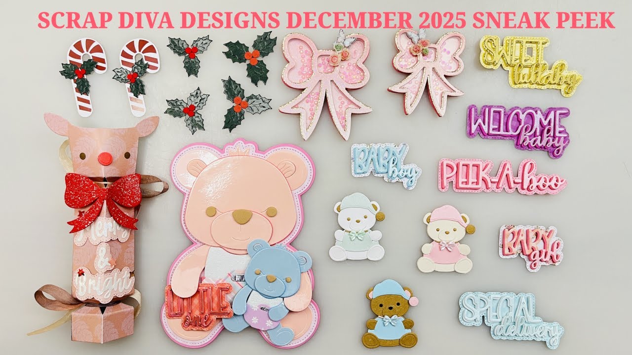 Подборка проектов #scrapdivadesigns @ScrapDiva29 #papercraft #baby #holiday #craft #crafts