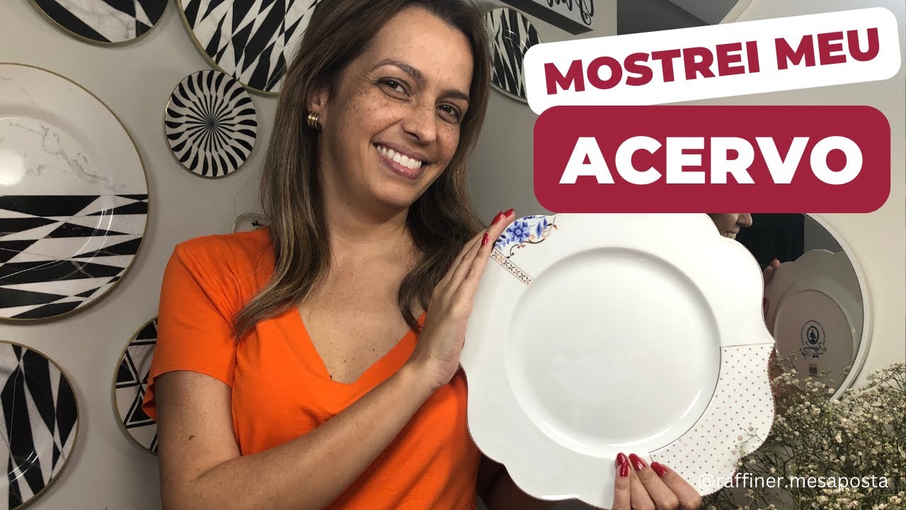 MOSTREI OS ITENS PARA MESA POSTA DA MINHA CASA