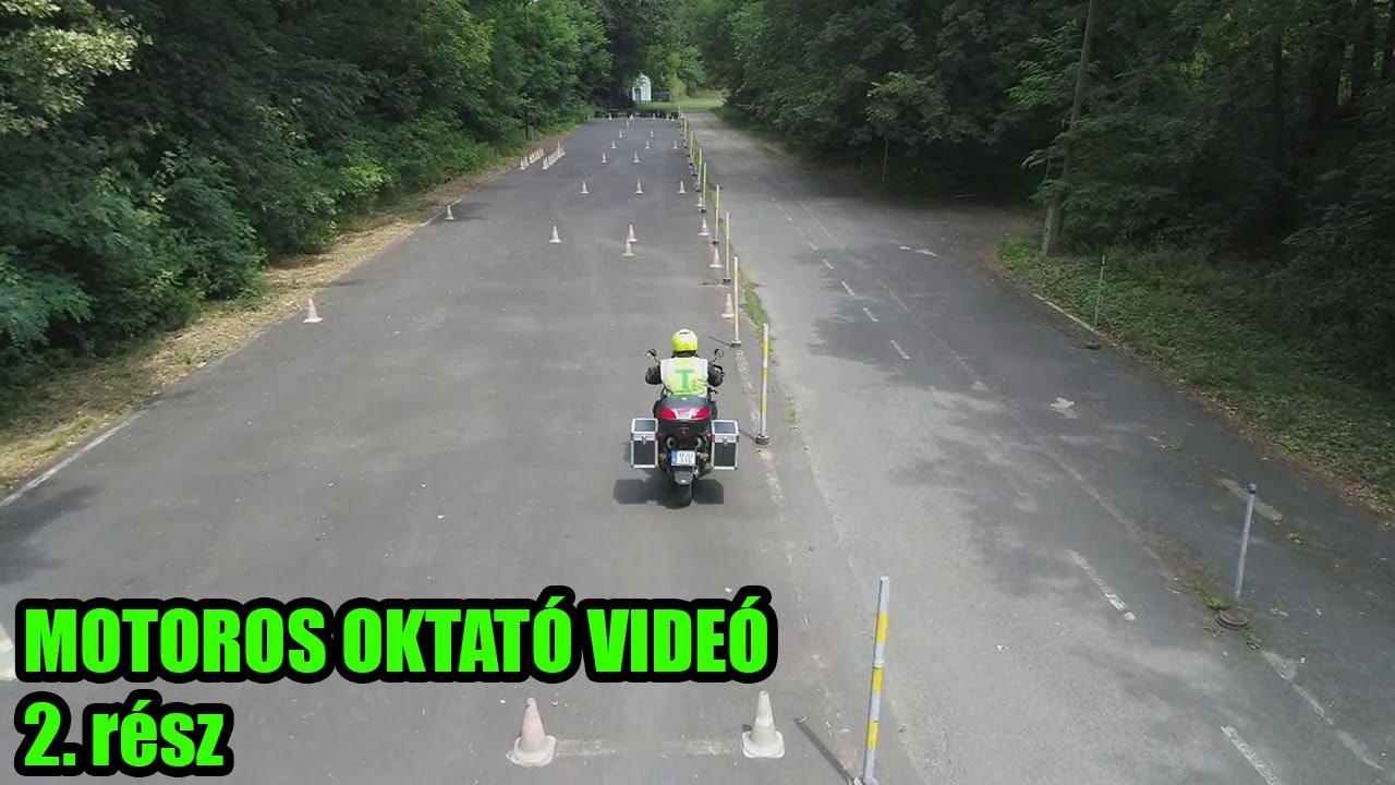 Oktató videó - 2 rész | Motoros rutin vizsga II.rész